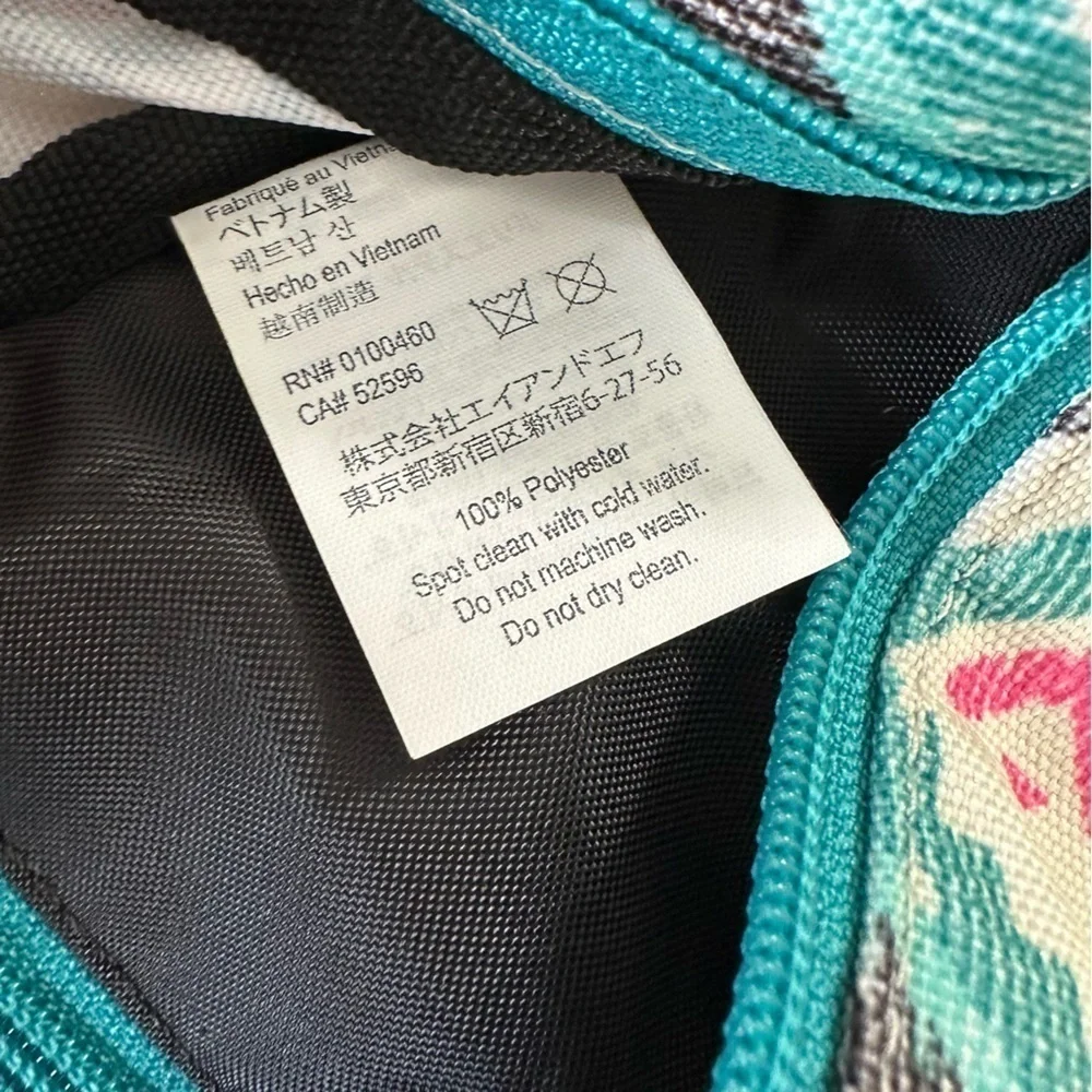 Kavu Ikat REI Blue Pink Rope Sling Hands Free Hiking Casual Bag Purse Crossbody
